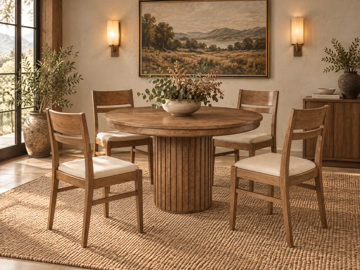 The Jacobs Table — solid wood dining table, handcrafted in the USA with Danner Furniture