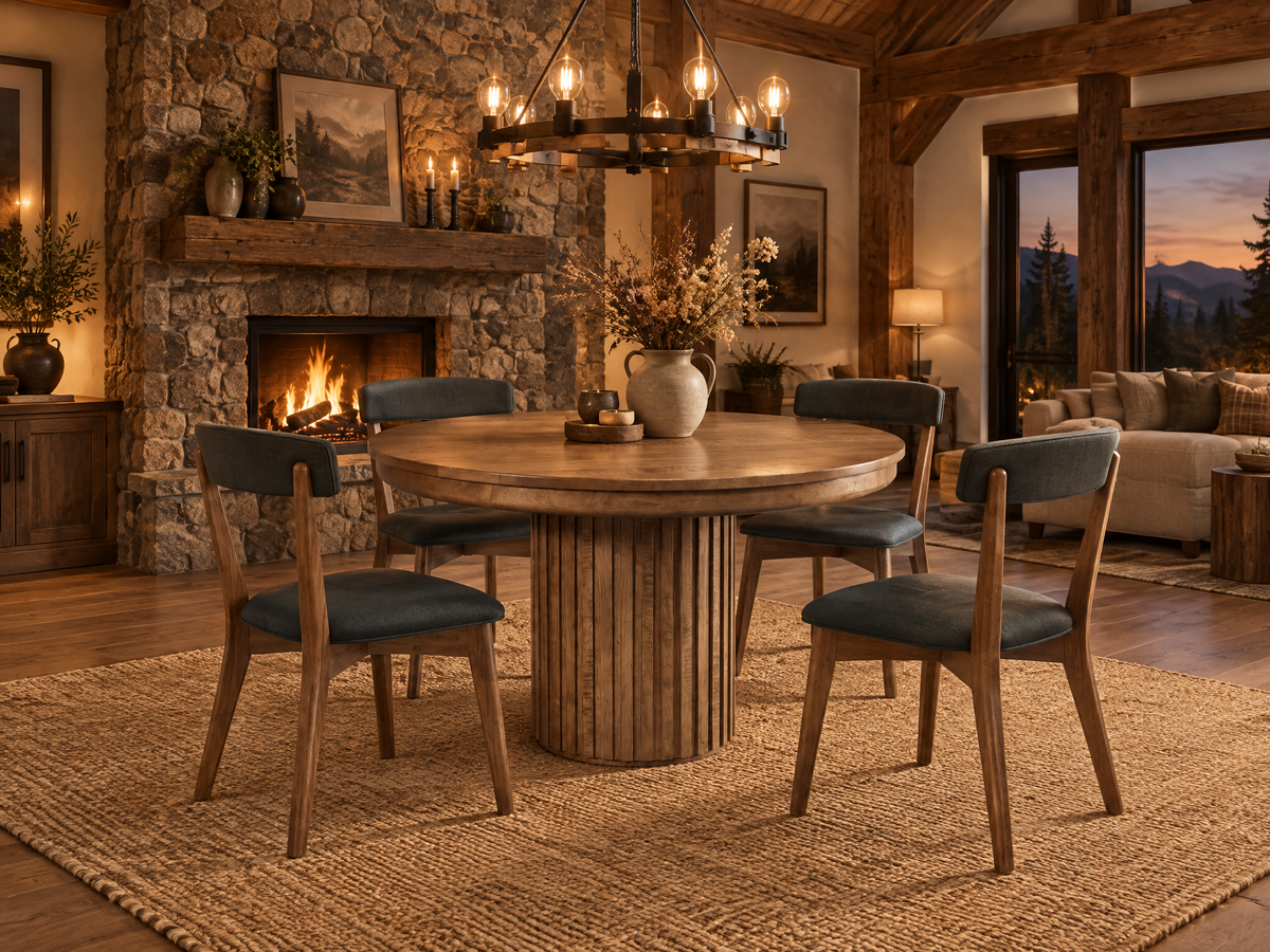 The Jacobs Table — solid wood dining table, handcrafted in the USA with Danner Furniture
