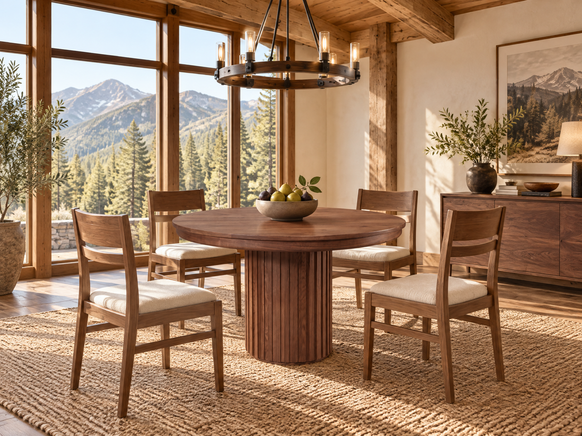 The Jacobs Table — solid wood dining table, handcrafted in the USA with Danner Furniture