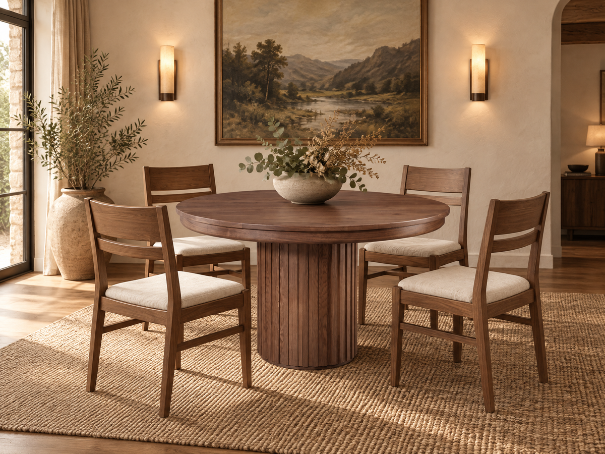 The Jacobs Table — solid wood dining table, handcrafted in the USA with Danner Furniture