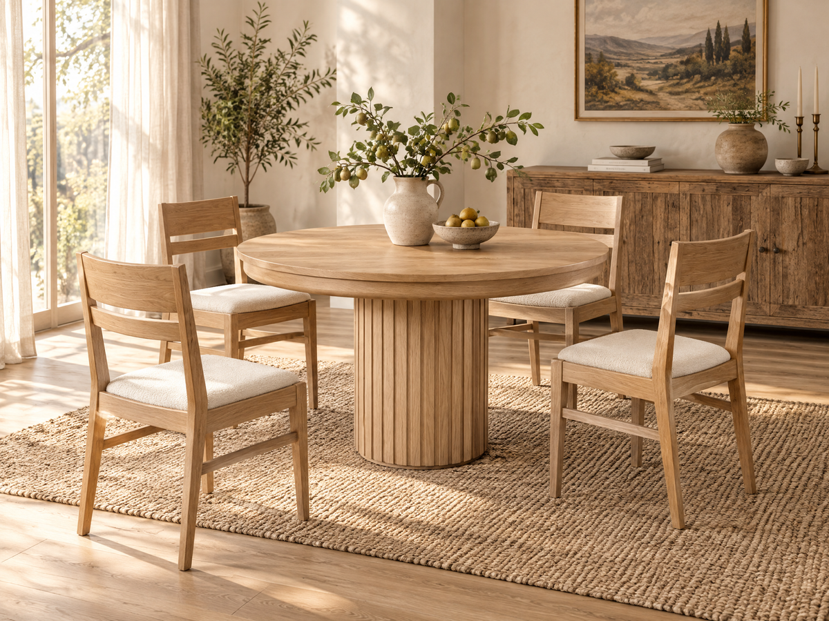 The Jacobs Table — solid wood dining table, handcrafted in the USA with Danner Furniture