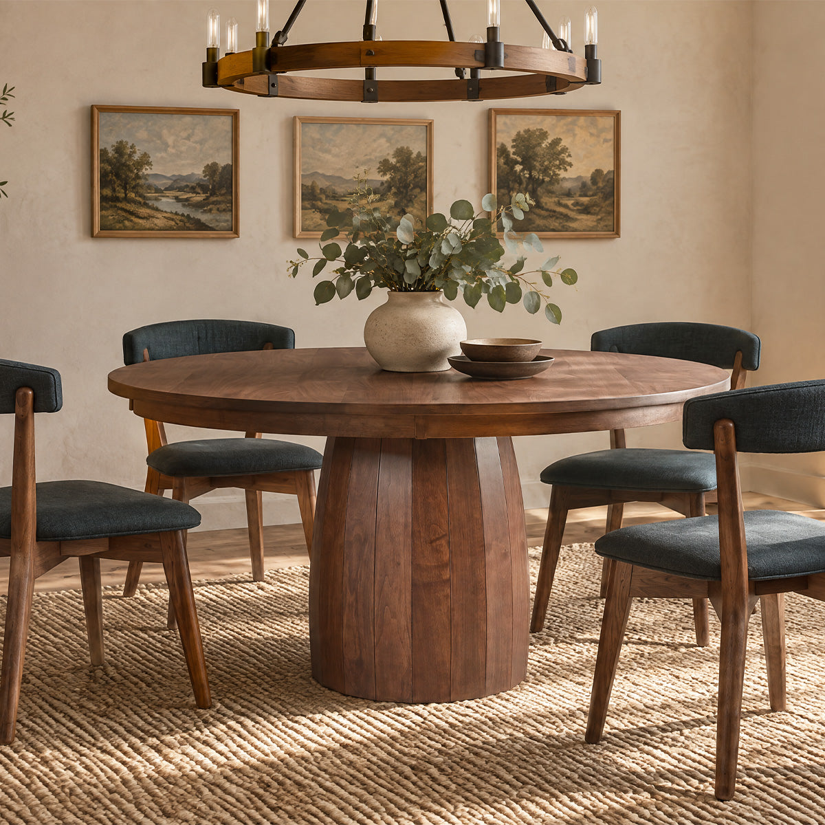 The Cooper Table — solid wood dining table, handcrafted in the USA with Danner Furniture