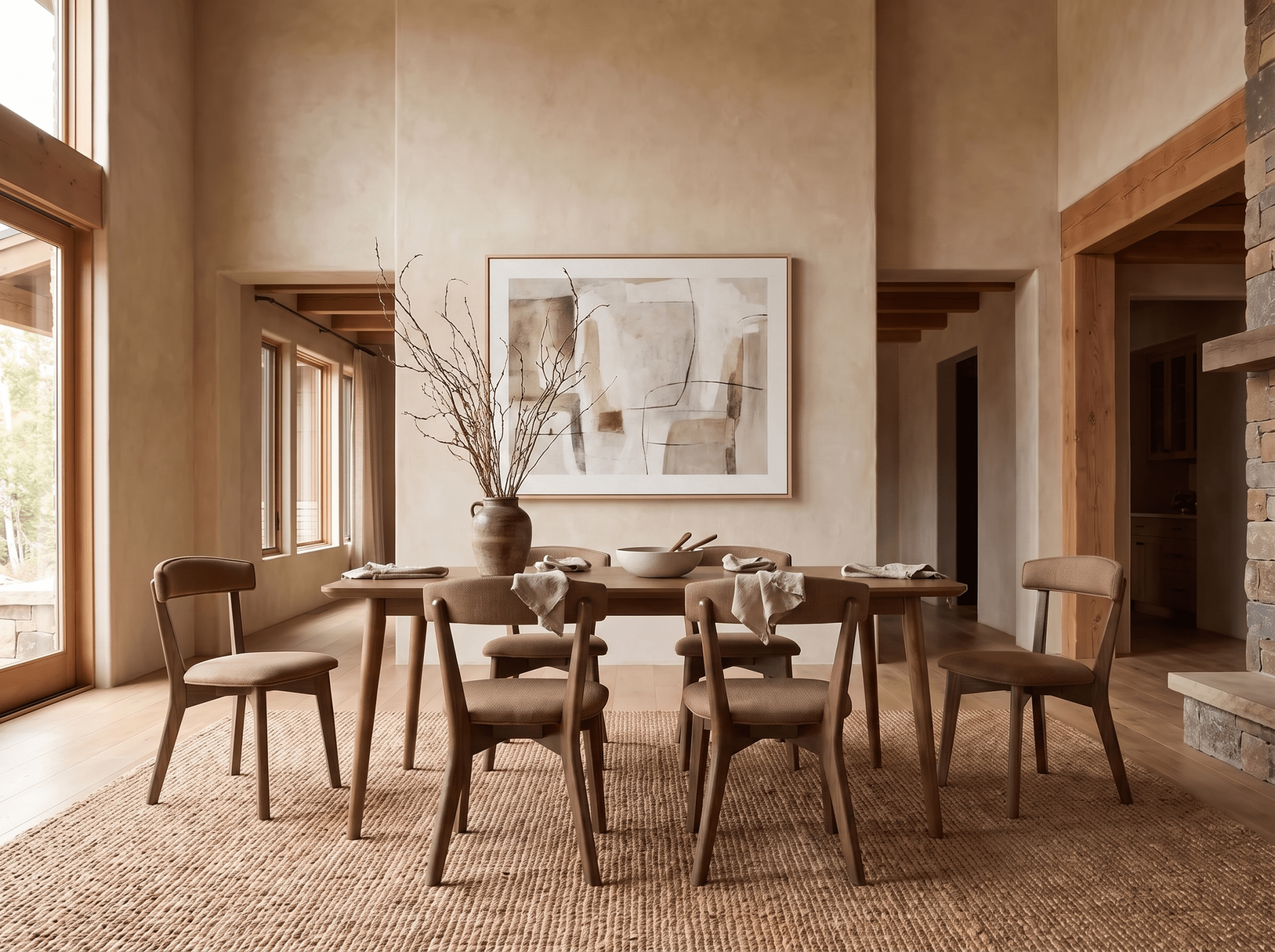 The Meridian Table โ solid wood dining table, handcrafted in the USA by Danner Furniture
