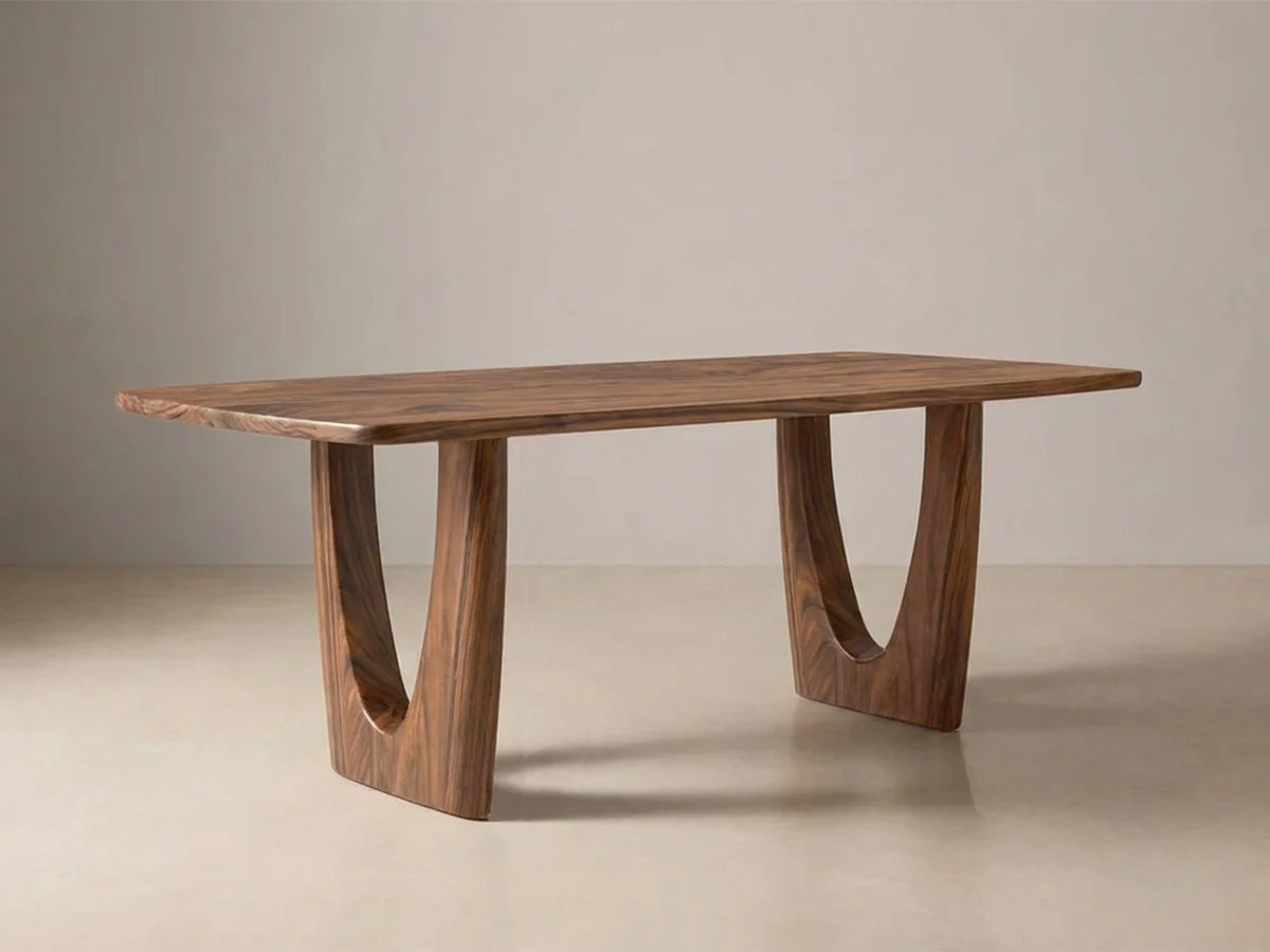 The Mauve Table — solid wood dining table, handcrafted in the USA by Danner Furniture