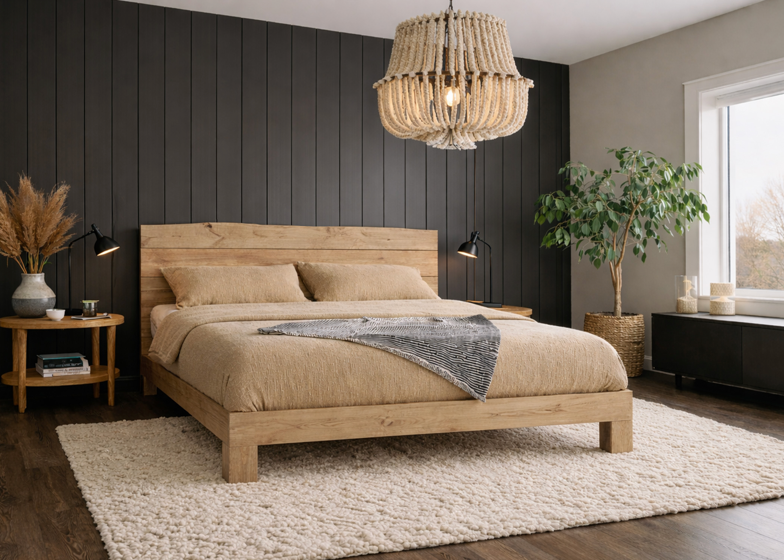 The Live Edge Rampart Bed - Danner Furniture