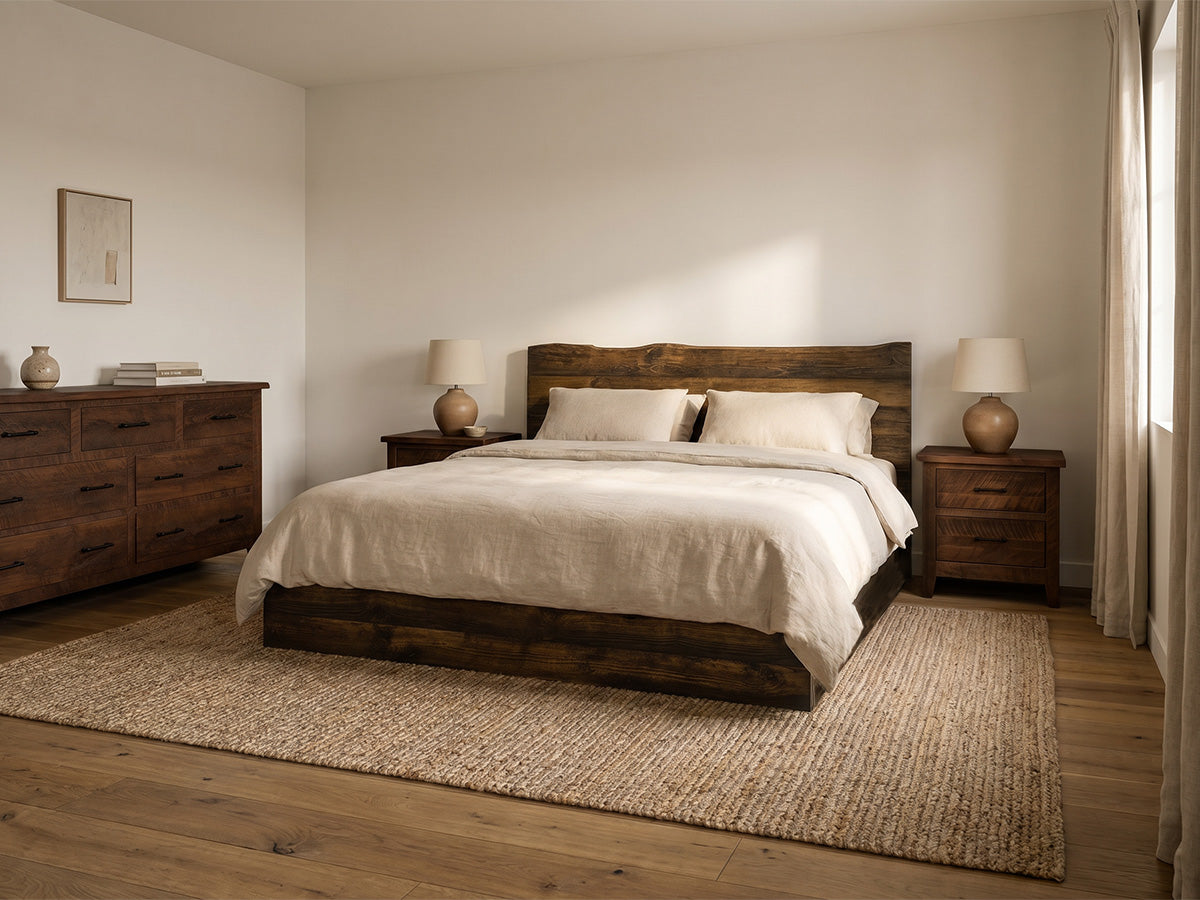 The Live Edge River Bed - Danner Furniture