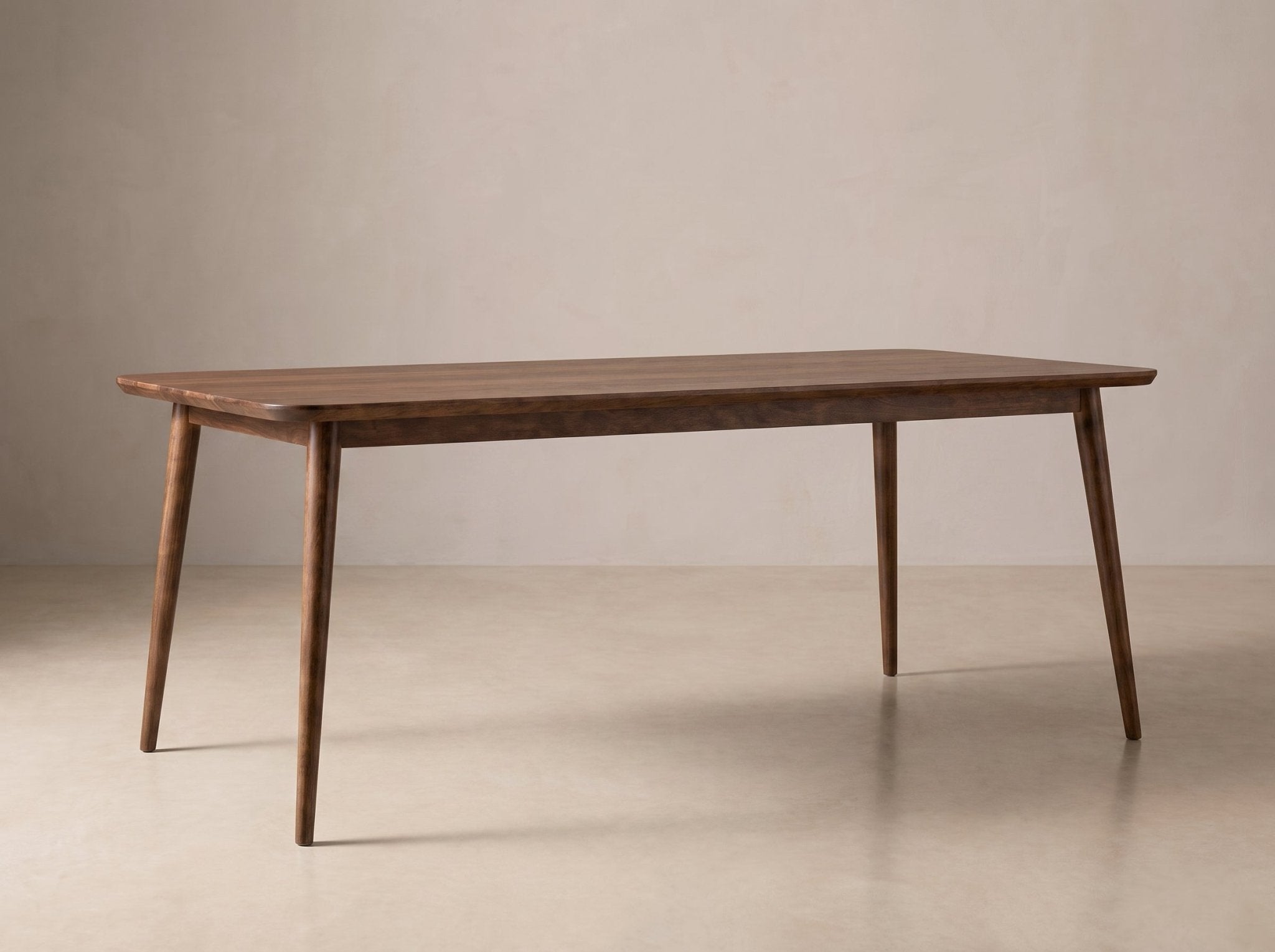 The Meridian Table โ solid wood dining table, handcrafted in the USA by Danner Furniture
