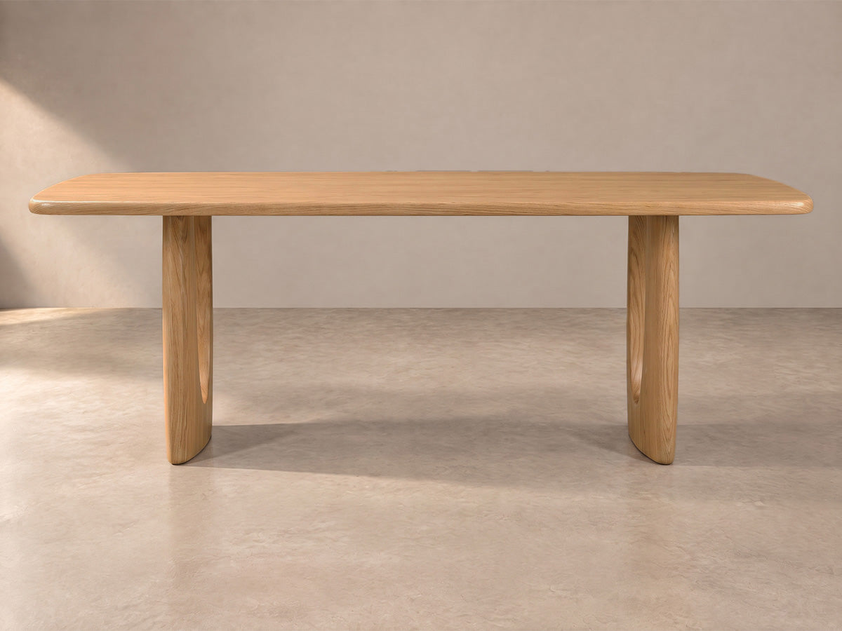 The Mauve Table — solid wood dining table, handcrafted in the USA by Danner Furniture