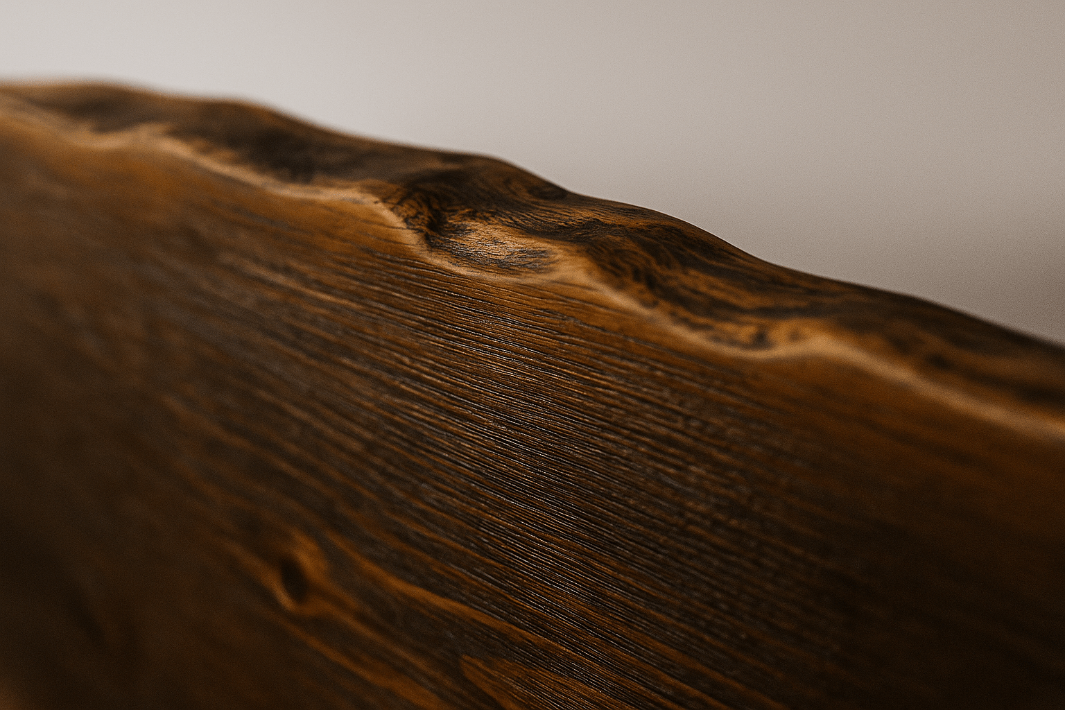 The Extended Rampart Live Edge Bed - Danner Furniture