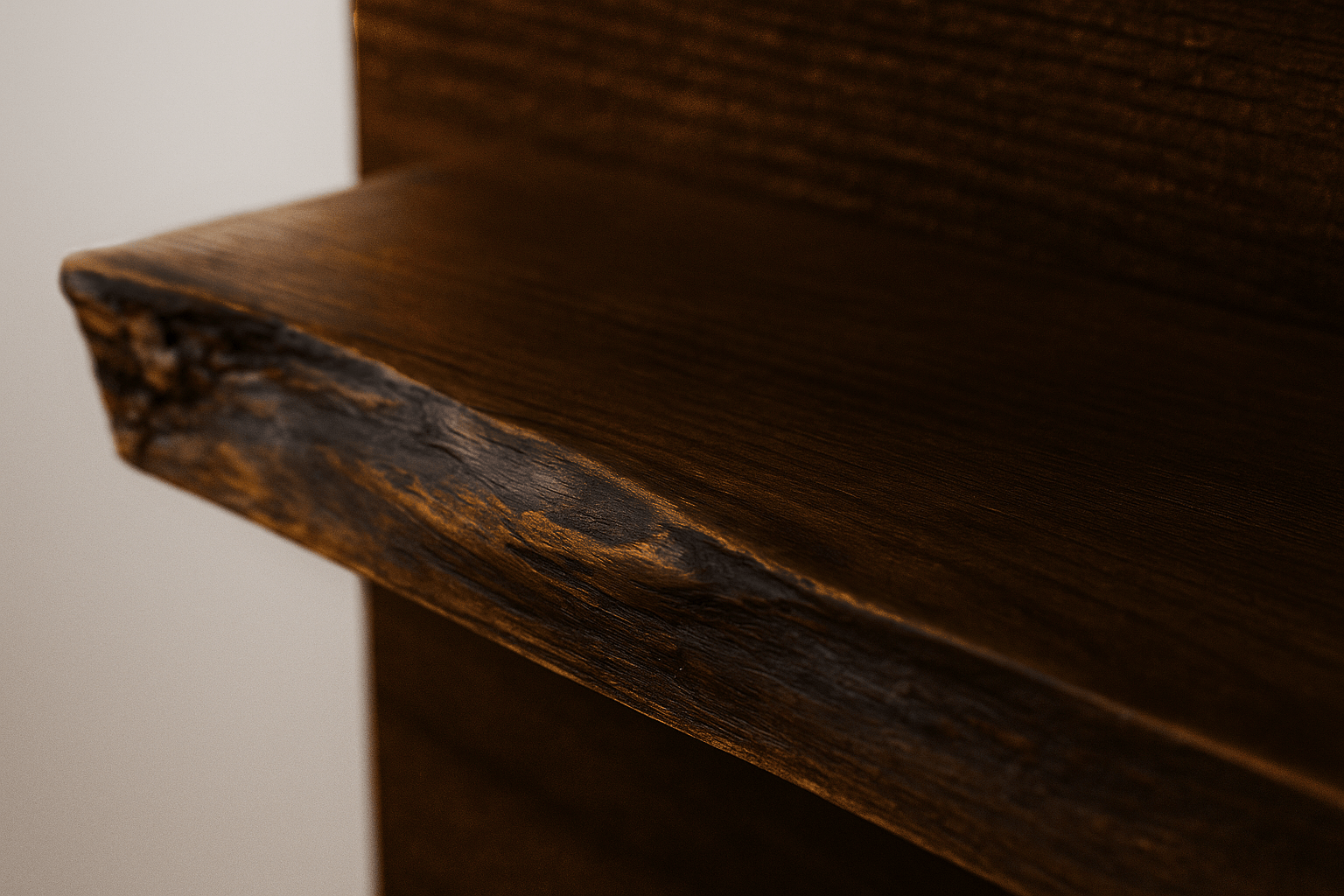 The Extended Rampart Live Edge Bed - Danner Furniture