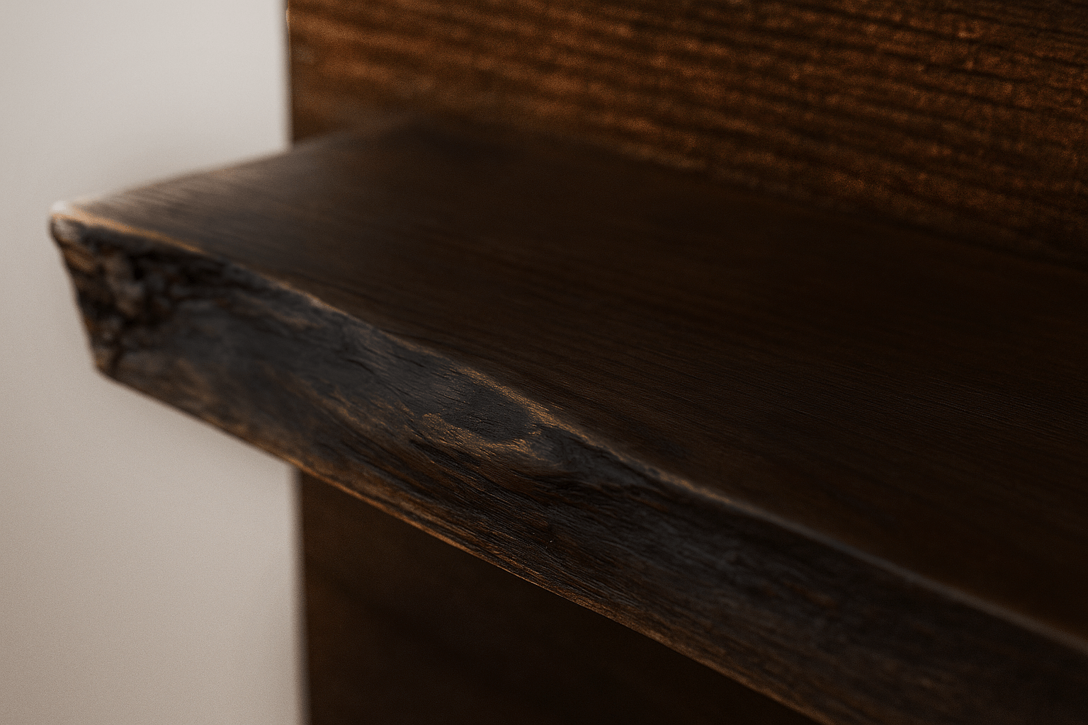 The Extended Rampart Live Edge Bed - Danner Furniture