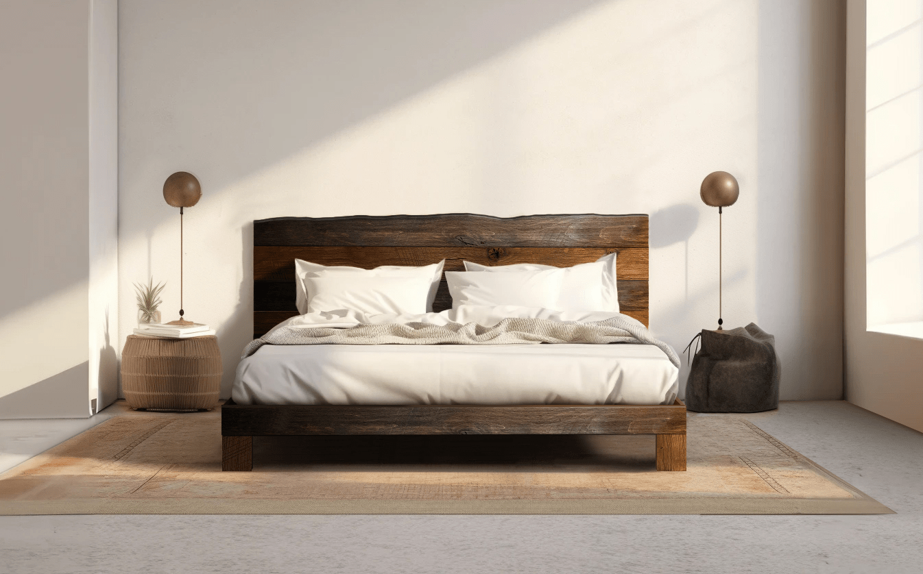 The Live Edge Rampart Bed - Danner Furniture