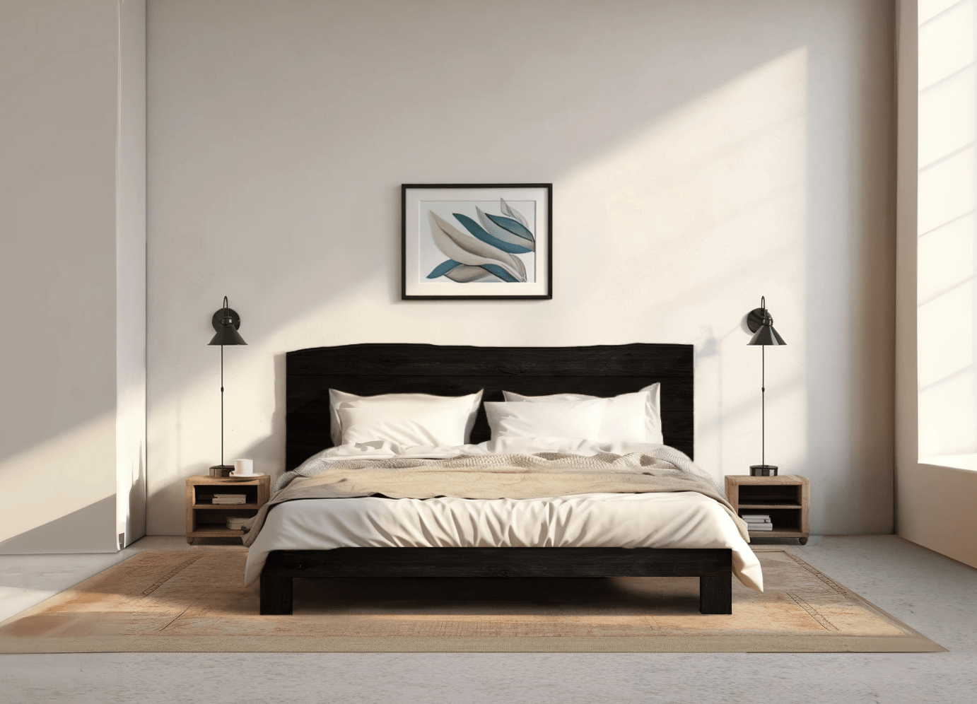 The Live Edge Rampart Bed - Danner Furniture