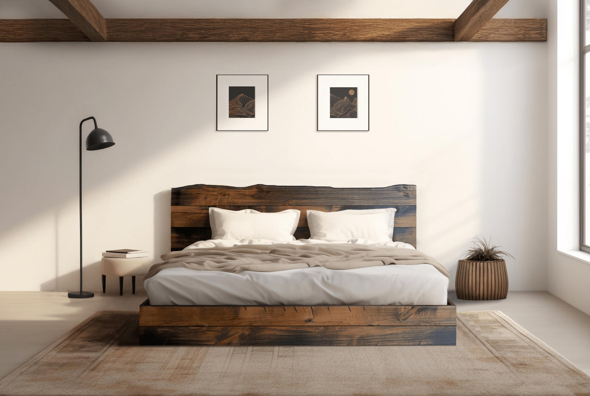 The Live Edge River Bed - Danner Furniture