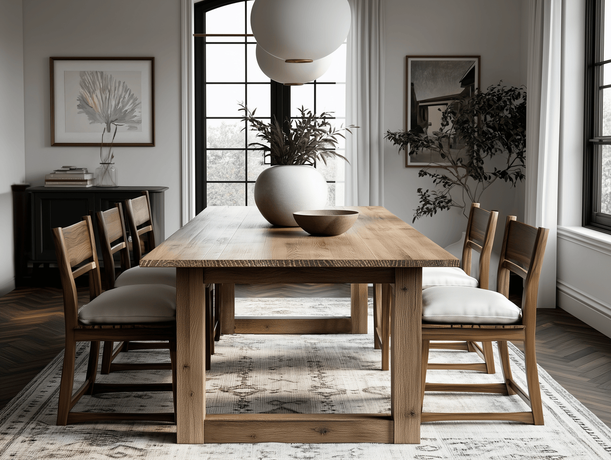 The Ridge Table in a brightly lit dining room