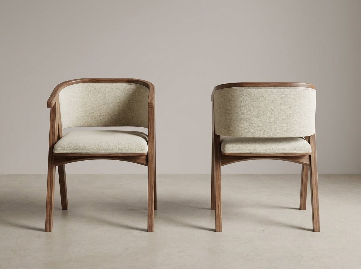 Solid wood dining chair