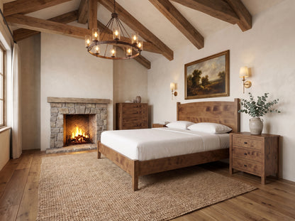 The Foothills Bed — solid wood bed, handcrafted in the USA with Danner Furniture 