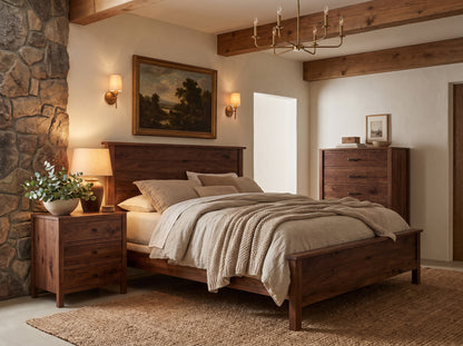 The Cheyenne Bed — solid wood bed, handcrafted in the USA with Danner Furniture 
