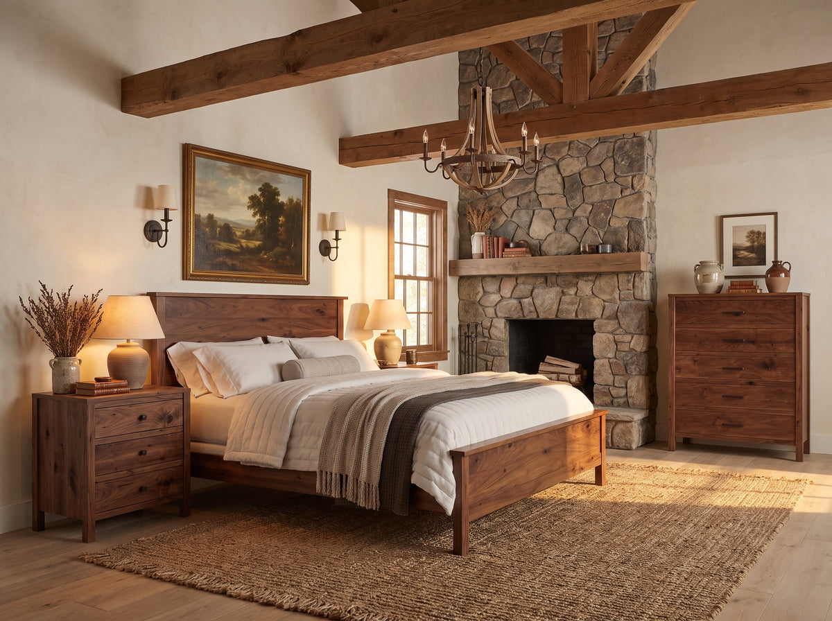 The Cheyenne Bed — solid wood bed, handcrafted in the USA with Danner Furniture 