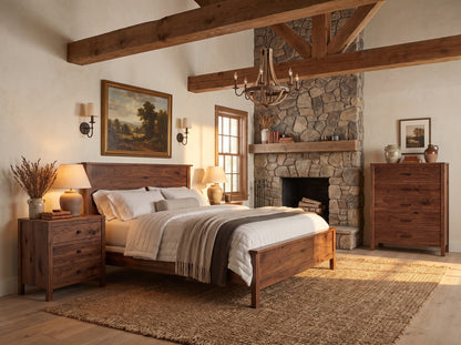 The Cheyenne Bed — solid wood bed, handcrafted in the USA with Danner Furniture 