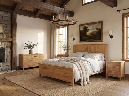 The Monument Bed — solid wood bed, handcrafted in the USA with Danner Furniture 