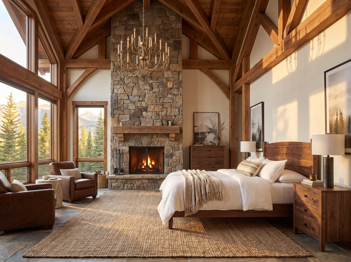 The Foothills Bed — solid wood bed, handcrafted in the USA with Danner Furniture 