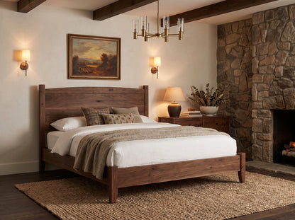 The Foothills Bed — solid wood bed, handcrafted in the USA with Danner Furniture 