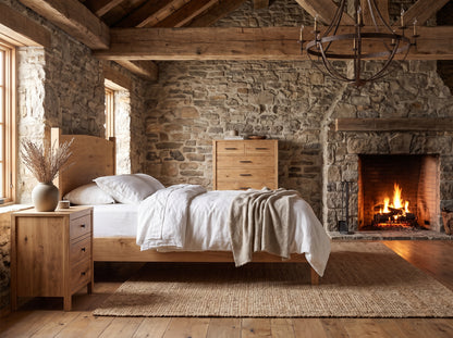 The Foothills Bed — solid wood bed, handcrafted in the USA with Danner Furniture 