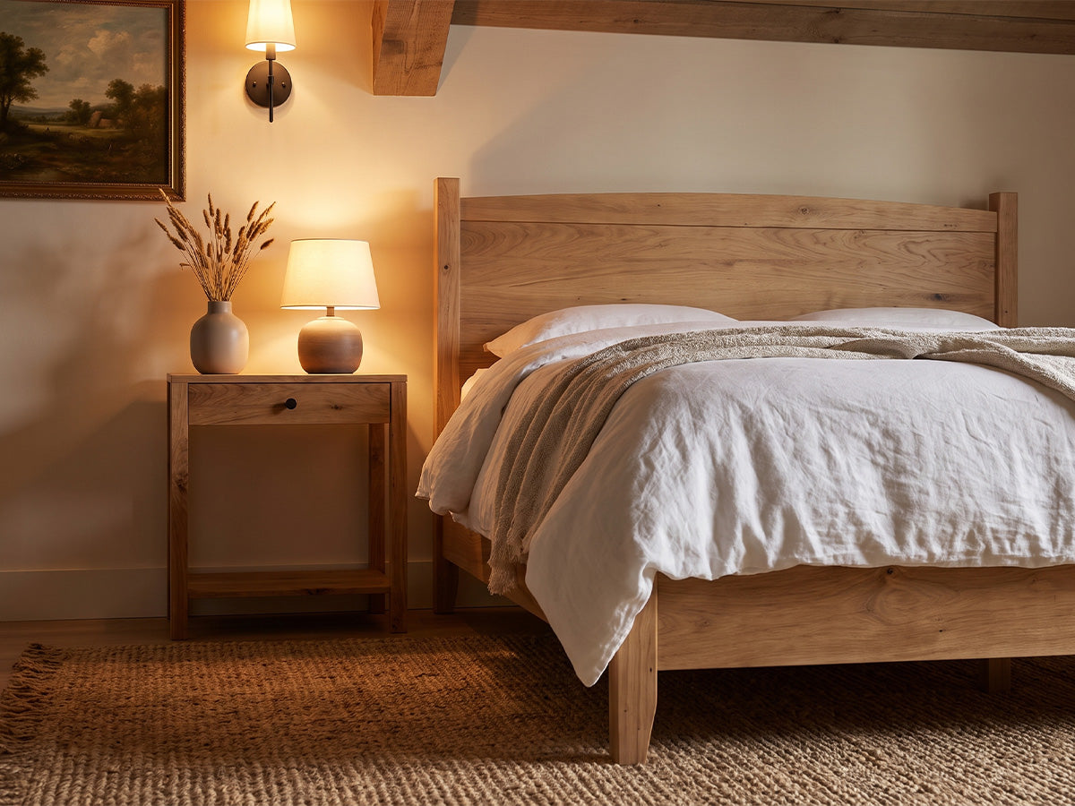 The Foothills Bed — solid wood bed, handcrafted in the USA with Danner Furniture 