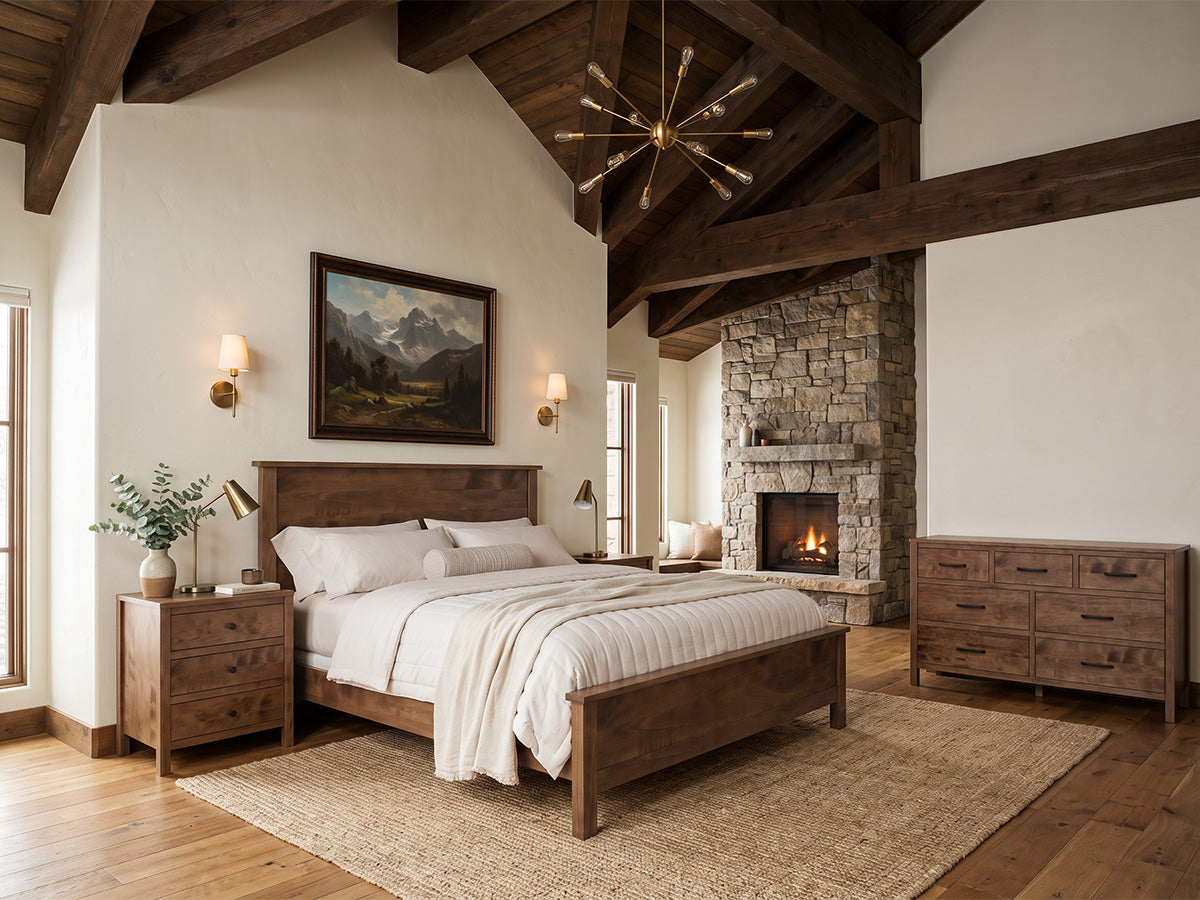 The Cheyenne Bed — solid wood bed, handcrafted in the USA with Danner Furniture 