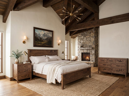 The Cheyenne Bed — solid wood bed, handcrafted in the USA with Danner Furniture 