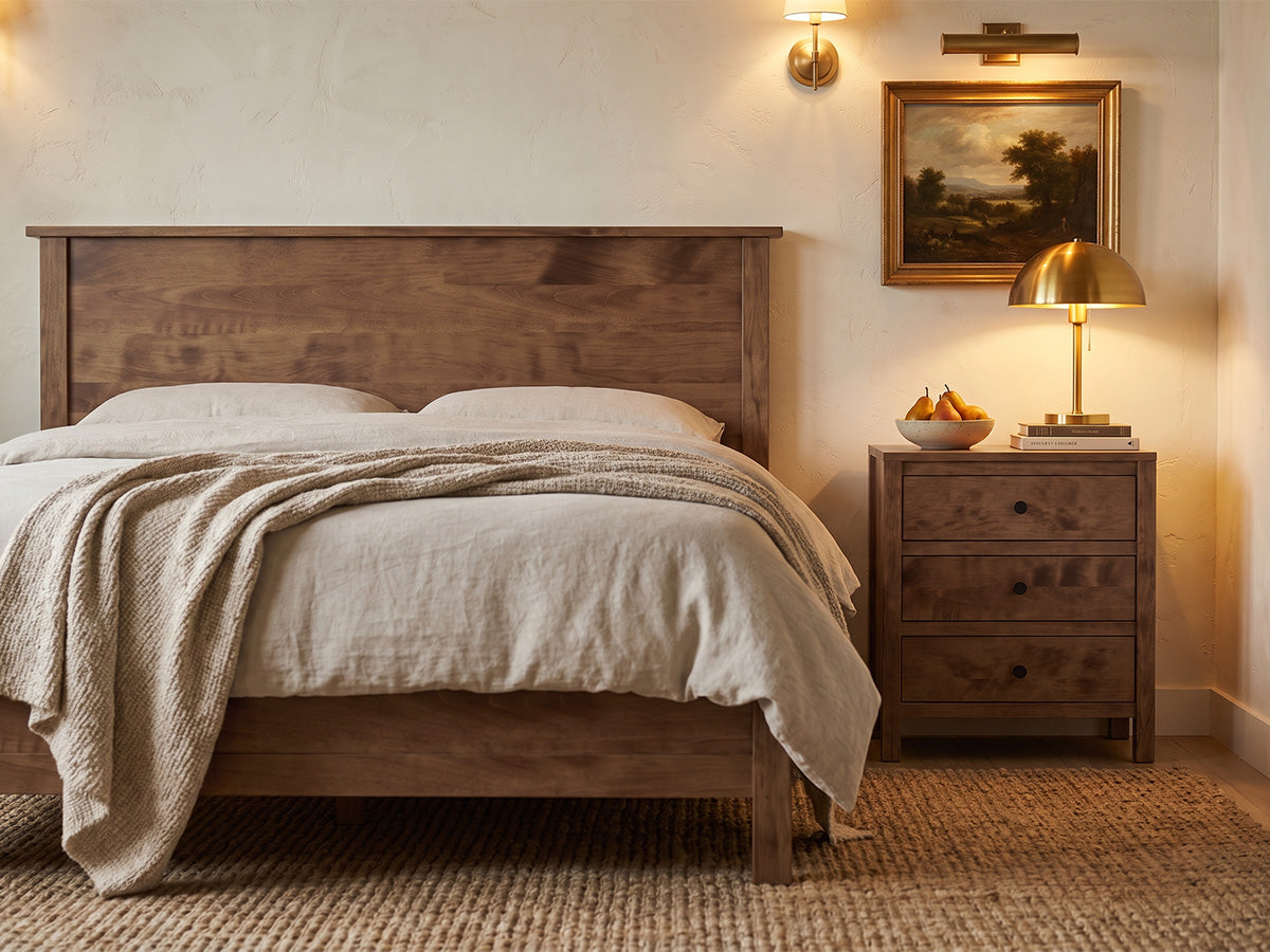 The Cheyenne Bed — solid wood bed, handcrafted in the USA with Danner Furniture 