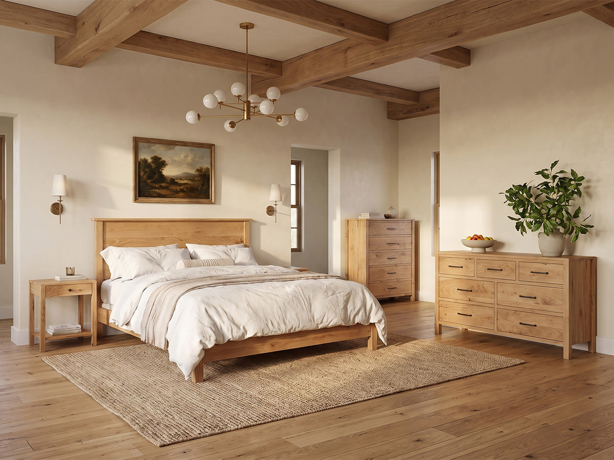 The Cheyenne Bed — solid wood bed, handcrafted in the USA with Danner Furniture 