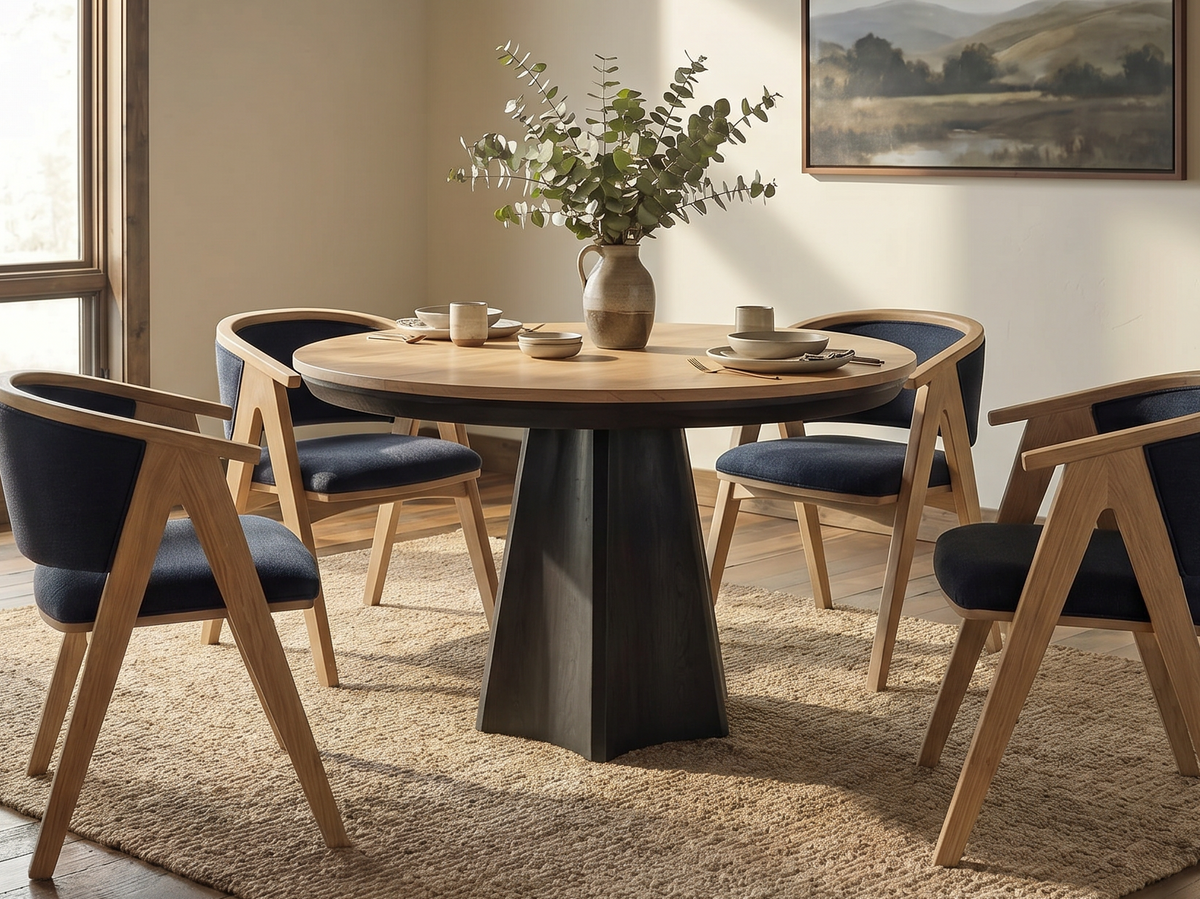 The Aspen Table — solid wood dining table, handcrafted in the USA by Danner Furniture