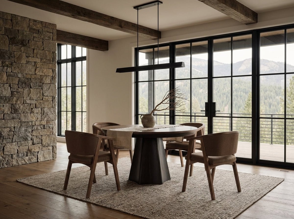The Aspen Table — solid wood dining table, handcrafted in the USA by Danner Furniture