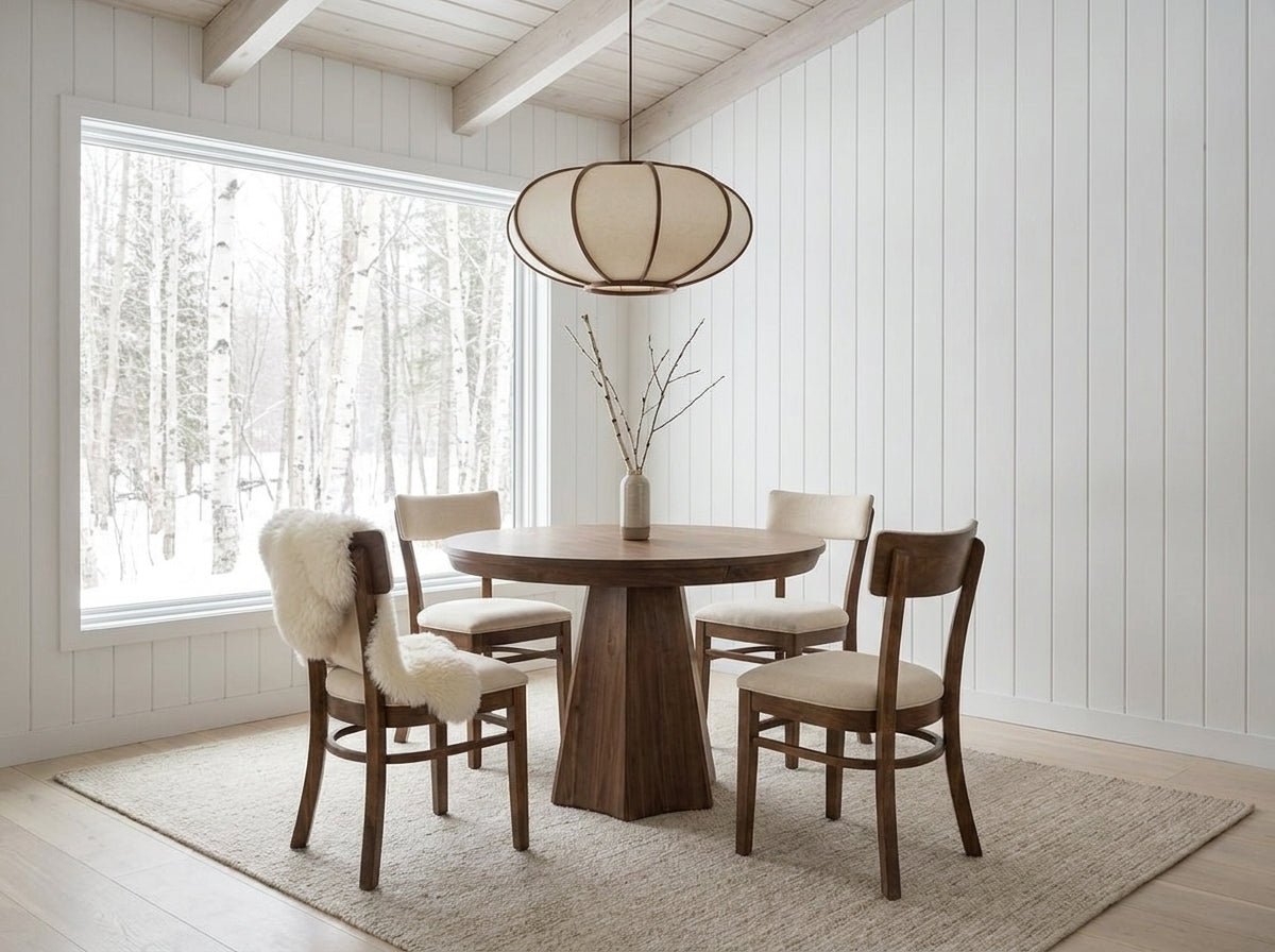The Aspen Table — solid wood dining table, handcrafted in the USA by Danner Furniture