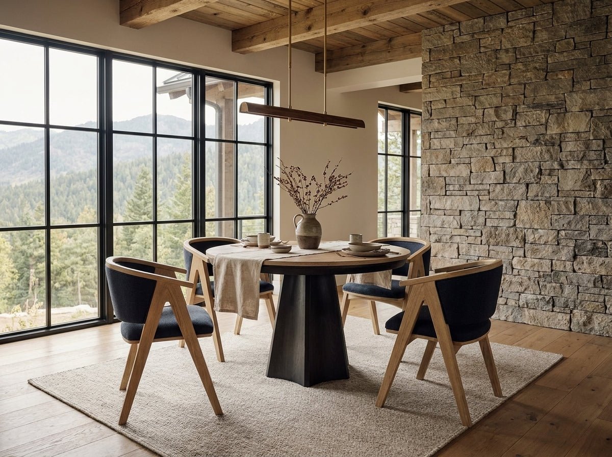 The Aspen Table — solid wood dining table, handcrafted in the USA by Danner Furniture