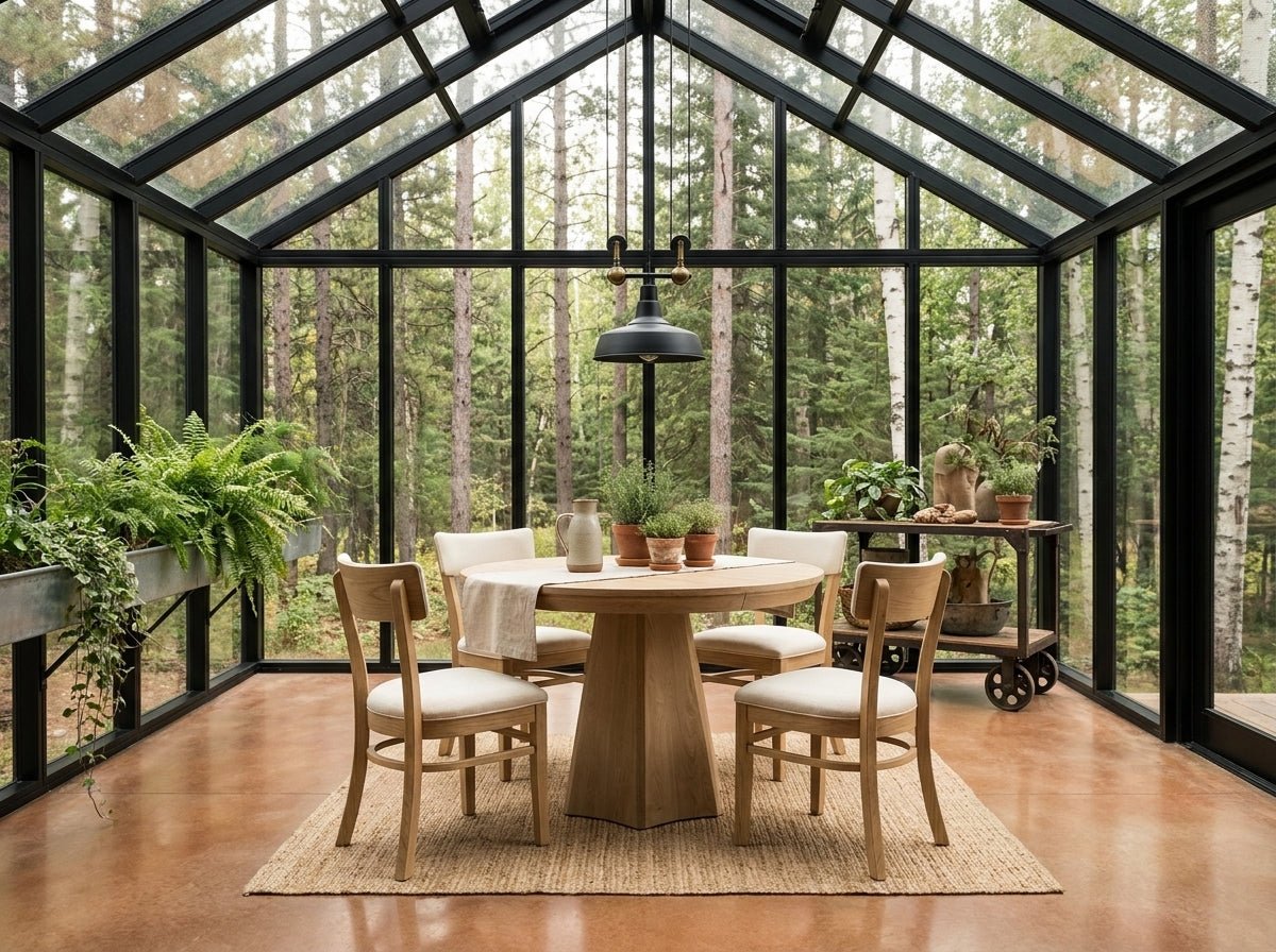 The Aspen Table — solid wood dining table, handcrafted in the USA by Danner Furniture