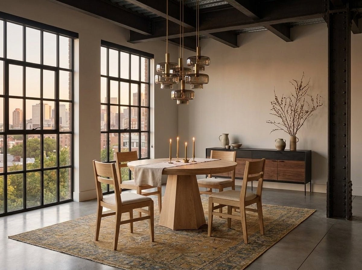 The Aspen Table — solid wood dining table, handcrafted in the USA by Danner Furniture