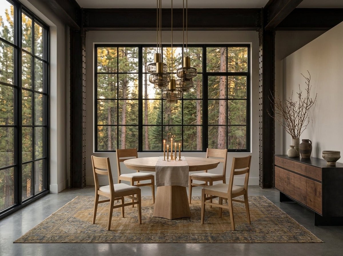 The Aspen Table — solid wood dining table, handcrafted in the USA by Danner Furniture