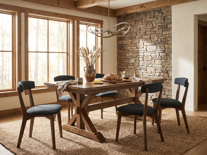 The Cascade Table — solid wood dining table, handcrafted in the USA with Danner Furniture 