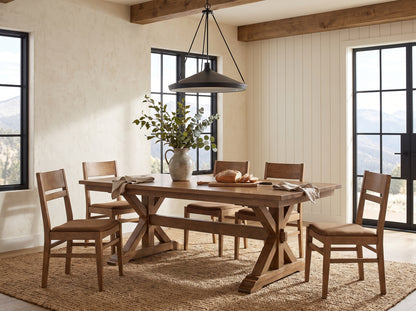 The Cascade Table — solid wood dining table, handcrafted in the USA with Danner Furniture 