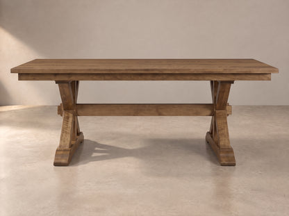 The Cascade Table — solid wood dining table, handcrafted in the USA with Danner Furniture 