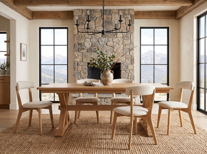 The Cascade Table — solid wood dining table, handcrafted in the USA with Danner Furniture 
