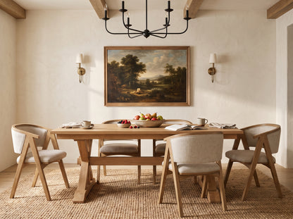 The Cascade Table — solid wood dining table, handcrafted in the USA with Danner Furniture 