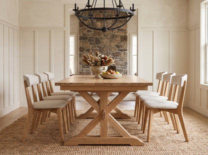 The Cascade Table — solid wood dining table, handcrafted in the USA with Danner Furniture 