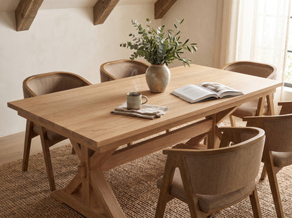 The Cascade Table — solid wood dining table, handcrafted in the USA with Danner Furniture 