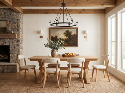 The Cascade Table — solid wood dining table, handcrafted in the USA with Danner Furniture 