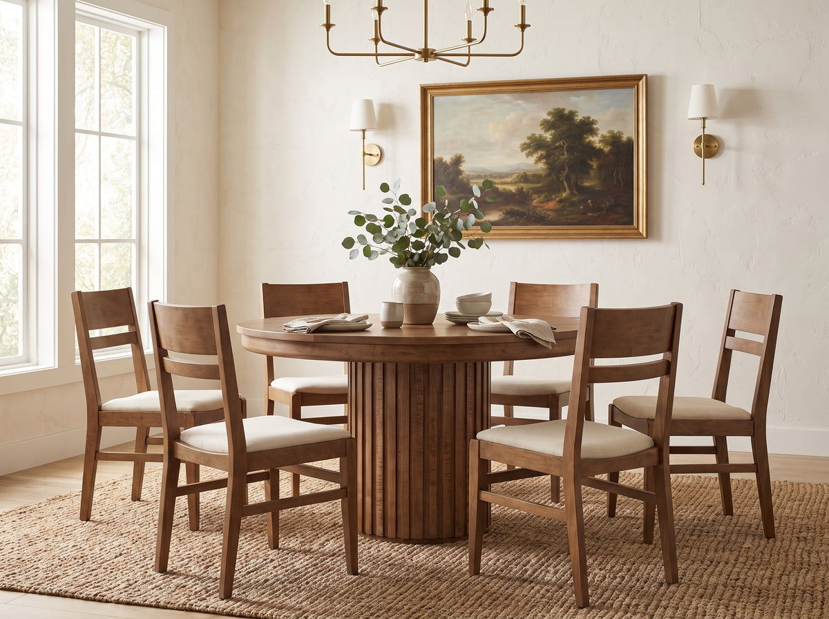 The Jacobs Table — solid wood dining table, handcrafted in the USA with Danner Furniture 