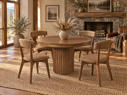 The Jacobs Table — solid wood dining table, handcrafted in the USA with Danner Furniture 